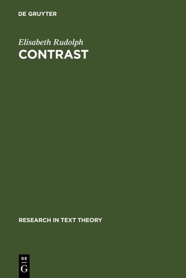 Elisabeth Rudolph - Contrast, Inbunden