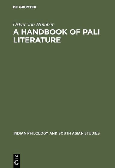 Oskar von Hinüber - Handbook of Pali Literature, Inbunden