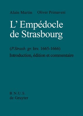 L'Empdocle de Strasbourg (P. Strasb. gr. Inv. 1665-1666) 1