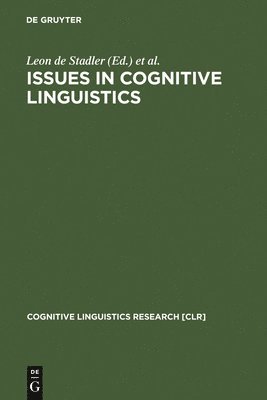 Issues in Cognitive Linguistics 1