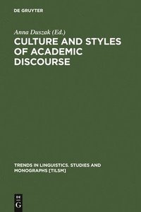 bokomslag Culture and Styles of Academic Discourse