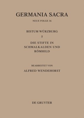 Die Bistmer Der Kirchenprovinz Mainz: Das Bistum Wrzburg 5: Die Stifte in Schmalkalden Und Rmhild 1