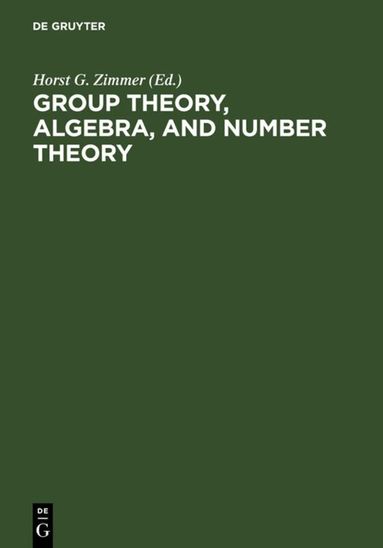 Horst G. Zimmer - Group Theory, Algebra, and Number Theory, Inbunden