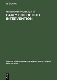 bokomslag Early Childhood Intervention