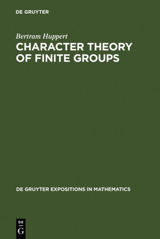 Character Theory of Finite Groups 1