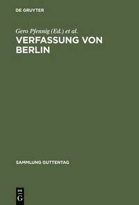 bokomslag Verfassung Von Berlin