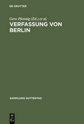 Gisela Von Lampe, Henning Lemmer, Rolf-Peter Magen, Manfred J Neumann, Gero Pfennig, Karl-Josef Stöhr, Manfred J. Neumann, Gisela von Lampe - Verfassung Von Berlin, Inbunden