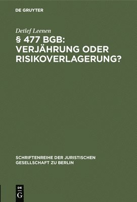 bokomslag § 477 Bgb