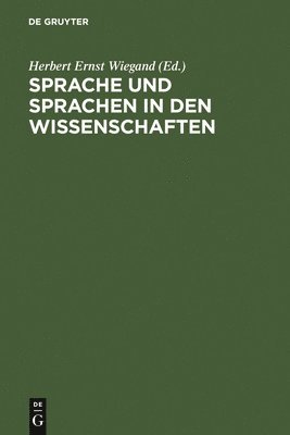 bokomslag Sprache und Sprachen in den Wissenschaften