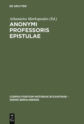 Anonymi Professoris Epistulae 1