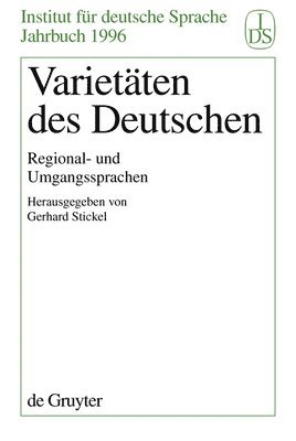 Gerhard Stickel - Varietäten des Deutschen, Inbunden