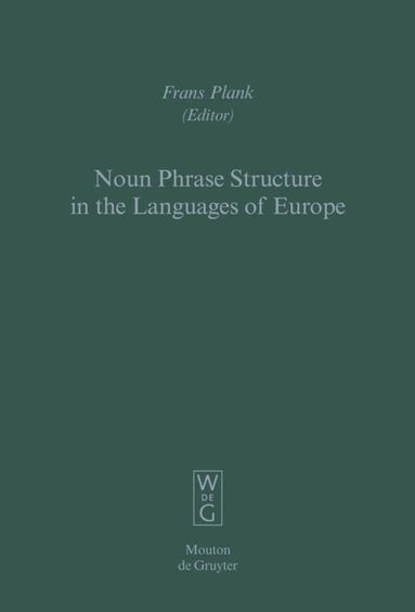 Frans Plank - Noun Phrase Structure in the Languages of Europe, Inbunden