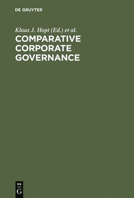 bokomslag Comparative Corporate Governance