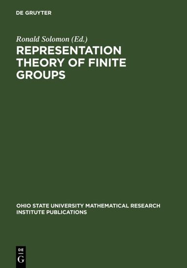 Ronald Solomon - Representation Theory of Finite Groups, Inbunden