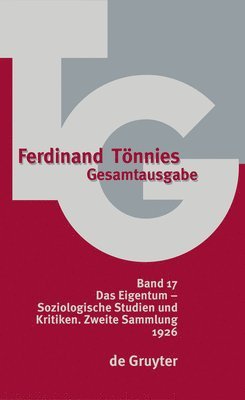 1926: Das Eigentum - Soziologische Studien Und Kritiken Sammlung II