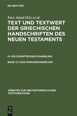 Kurt Aland, Barbara Aland - Markusevangelium, Inbunden