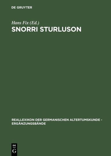 Hans Fix - Snorri Sturluson, Inbunden