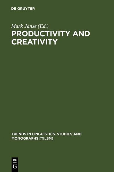 Mark Janse - Productivity and Creativity, Inbunden