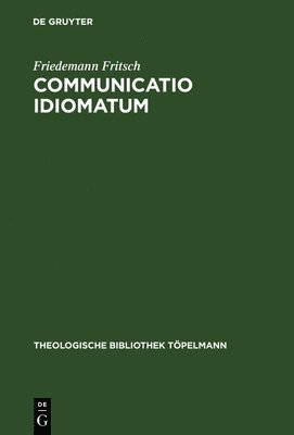 Communicatio idiomatum 1
