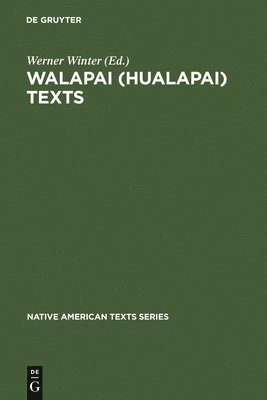 bokomslag Walapai (Hualapai) Texts