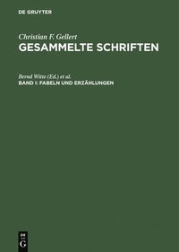 bokomslag Gesammelte Schriften, Bd I, Fabeln und Erzhlungen