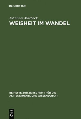 bokomslag Weisheit im Wandel