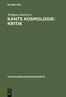 Kants Kosmologie-Kritik 1