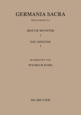 bokomslag Die Bistmer der Kirchenprovinz Kln. Das Bistum Mnster 7,1: Die Dizese