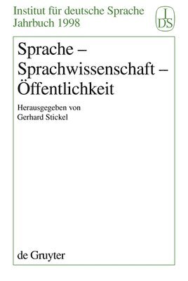 bokomslag Sprache - Sprachwissenschaft - ffentlichkeit