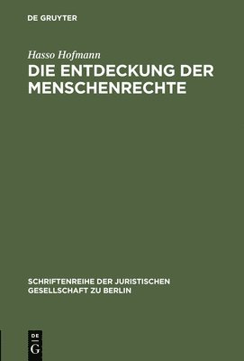 bokomslag Entdeckung der Menschenrechte
