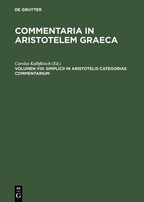 Simplicii in Aristotelis categorias commentarium 1