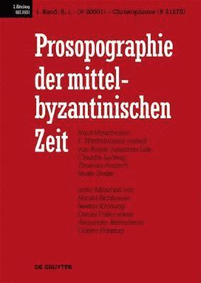 Prosopographie der mittelbyzantinischen Zeit, Band 1, A..i... (# 20001) - Christophoros (# 21278) 1