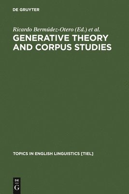 bokomslag Generative Theory and Corpus Studies
