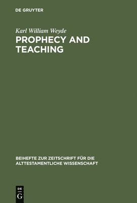 Prophecy and Teaching 1