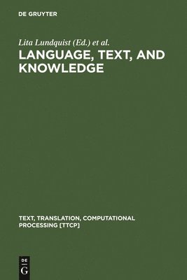 Language, Text, and Knowledge 1