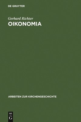 bokomslag Oikonomia