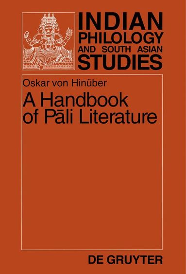 Oskar von Hinüber - Handbook of Pali Literature, Häftad