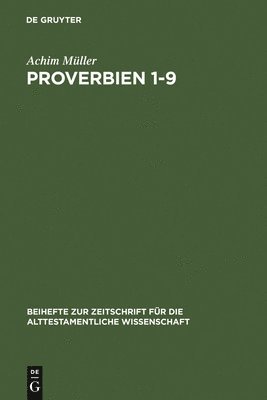 bokomslag Proverbien 1-9