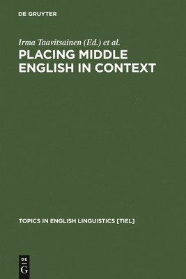bokomslag Placing Middle English in Context