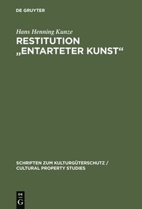 bokomslag Restitution "Entarteter Kunst"