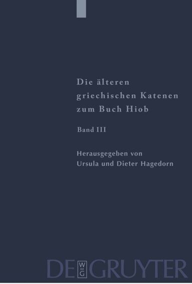 Ursula Hagedorn, Dieter Hagedorn - Fragmente zu Hiob 23,1 - 42,17, Inbunden