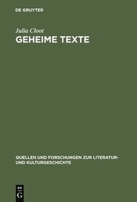 bokomslag Geheime Texte