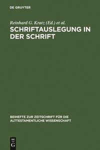 bokomslag Schriftauslegung in der Schrift