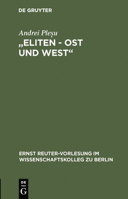 Andrei Plesu - "Eliten - Ost und West", Inbunden