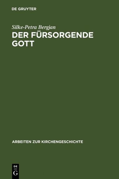 Silke-Petra Bergjan - fürsorgende Gott, Inbunden