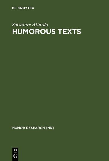 Salvatore Attardo - Humorous Texts, Inbunden