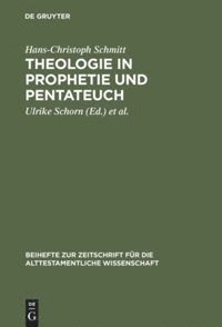 bokomslag Theologie in Prophetie und Pentateuch