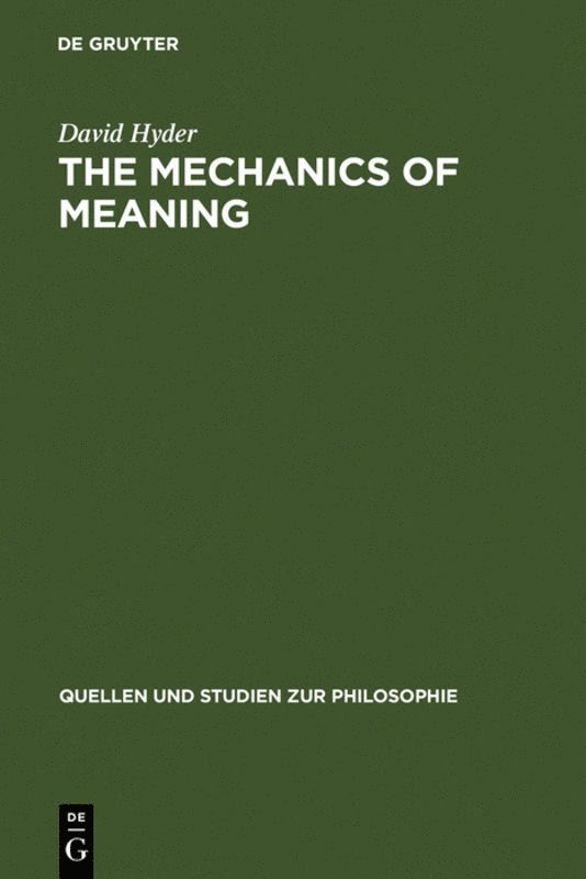 David Hyder - Mechanics of Meaning, Inbunden
