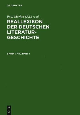 Werner Kohlschmidt, Wolfgang Mohr - Reallexikon Der Deutschen Literaturgeschichte, Inbunden