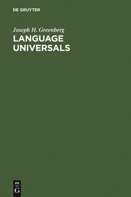 bokomslag Language Universals